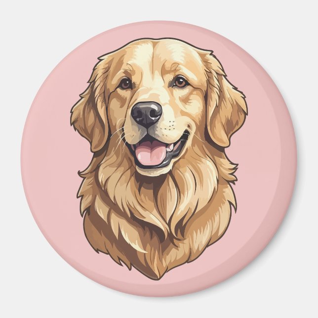 Golden Retriever  Magnet (Framsidan)