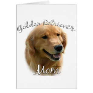 Golden Retriever Mamma 2 Hälsningskort