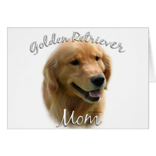 Golden Retriever Mamma 2 Hälsningskort