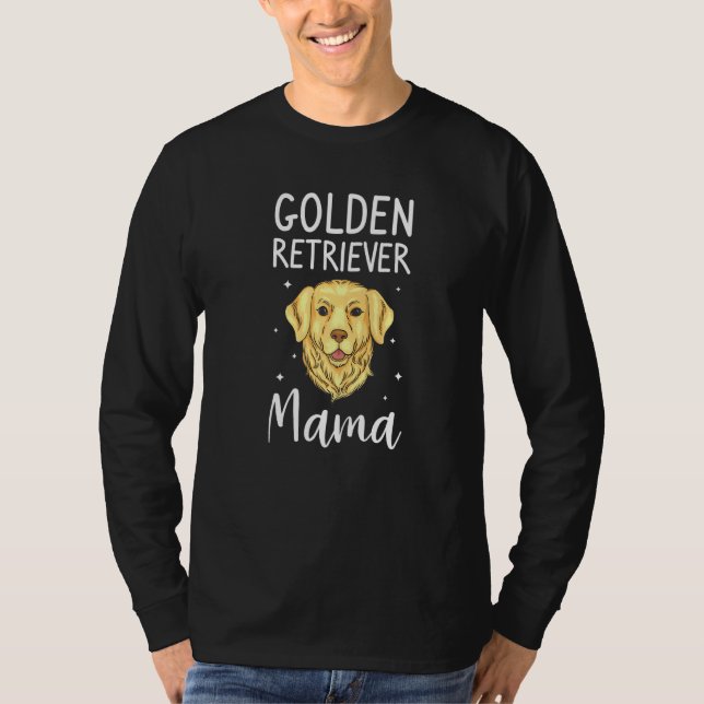 Golden Retriever Mamma Animal Hund T Shirt (Framsida)