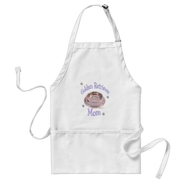 Golden Retriever Mamma Apron Förkläde (Framsidan)