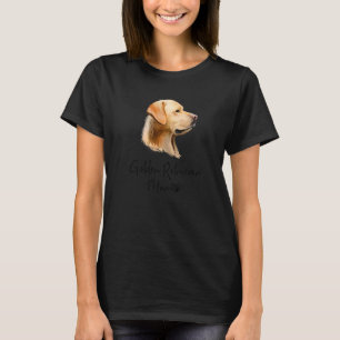 Golden Retriever Mamma Cute Puppy Hundägare Goldie T Shirt