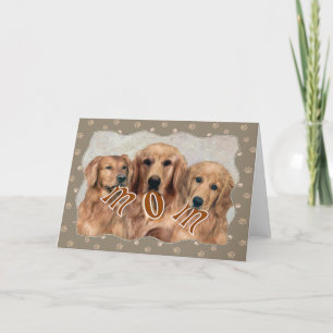 Golden Retriever MAMMA-gåvor Kort