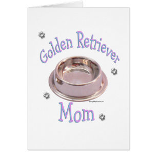 Golden Retriever Mamma Hälsningskort