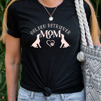 Golden Retriever Mamma Heart Hund Tass T-Shirt