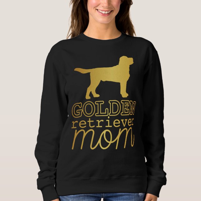 Golden Retriever Mamma Hund Mamma T Shirt (Framsida)