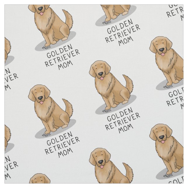Golden Retriever Mamma - Hund Tyg (Provkarta)