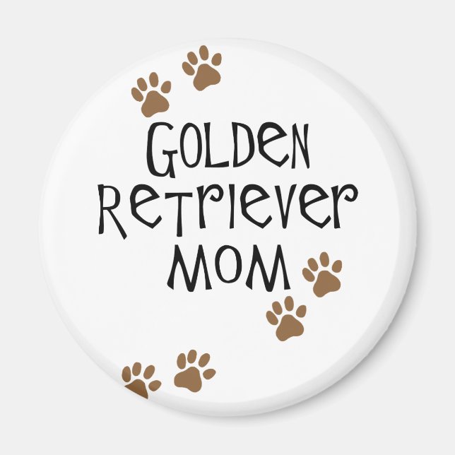 Golden Retriever Mamma Magnet (Framsidan)