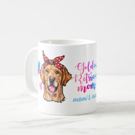 Golden Retriever Mamma Mors dag Hund Loving Mamma Kaffemugg