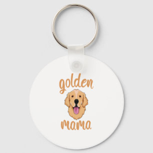 Golden Retriever Mamma Nyckelring