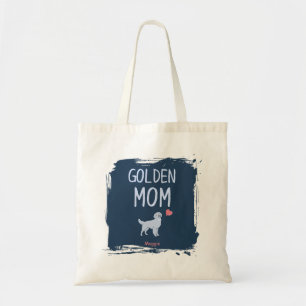Golden Retriever-mamma väskor med anpassat namn