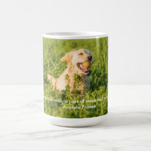 Golden Retriever med citat Kaffemugg