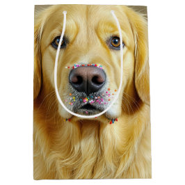Golden Retriever med födelsedagsskarpsill