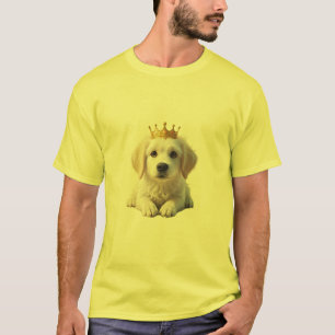 Golden Retriever med Krona T Shirt