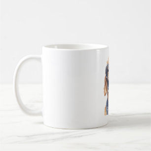 Golden Retriever med solglasögon Kaffemugg