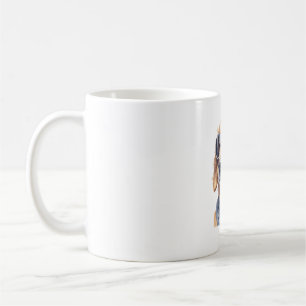 Golden Retriever med solglasögon Kaffemugg