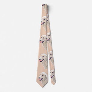 Golden Retriever med Tennis Boll Painting Hund Art Slips
