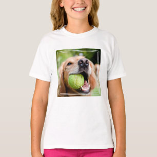 Golden Retriever med tennis Boll T Shirt