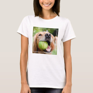 Golden Retriever med tennis Boll T Shirt