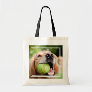 Golden Retriever med tennis Boll Tygkasse