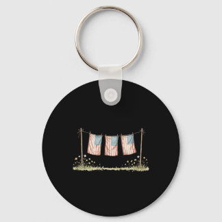 Golden Retriever merica Tröja Patriotisk Valp 4 ju Nyckelring