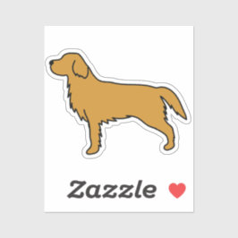 Golden Retriever Mjukpapper  Klistermärken