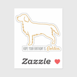 Golden Retriever Mjukpapper  Klistermärken