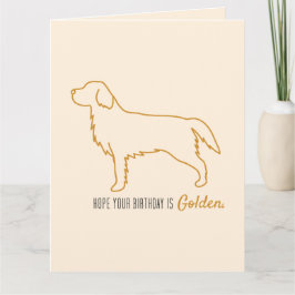 Golden Retriever Mjukpapper Kort