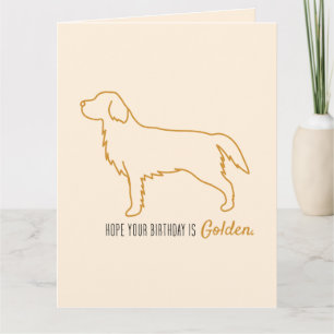 Golden Retriever Mjukpapper Kort