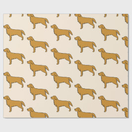 Golden Retriever Mjukpapper  Presentpapper