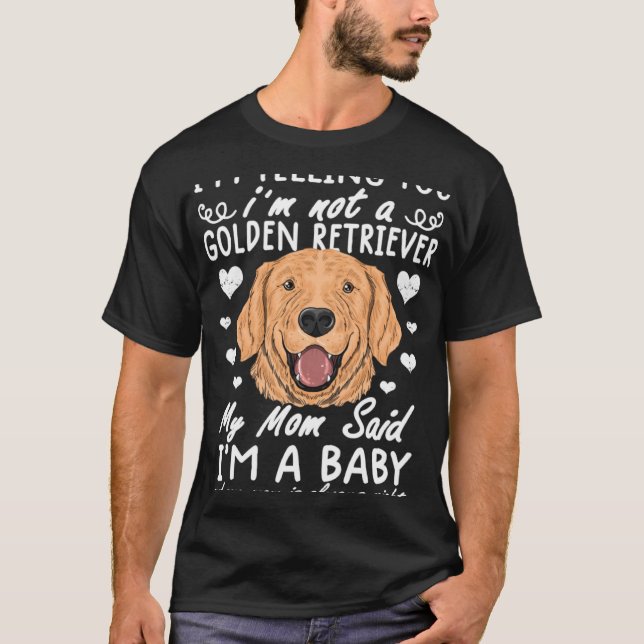 golden retriever mom  for women  golden retriever t shirt (Framsida)