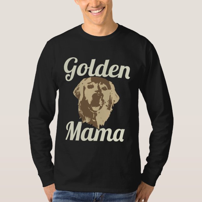 Golden Retriever Mom Golden Mama Dog Cute T Shirt (Framsida)