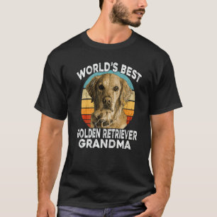 Golden Retriever Mormor Världens Bästa Retriever M T Shirt
