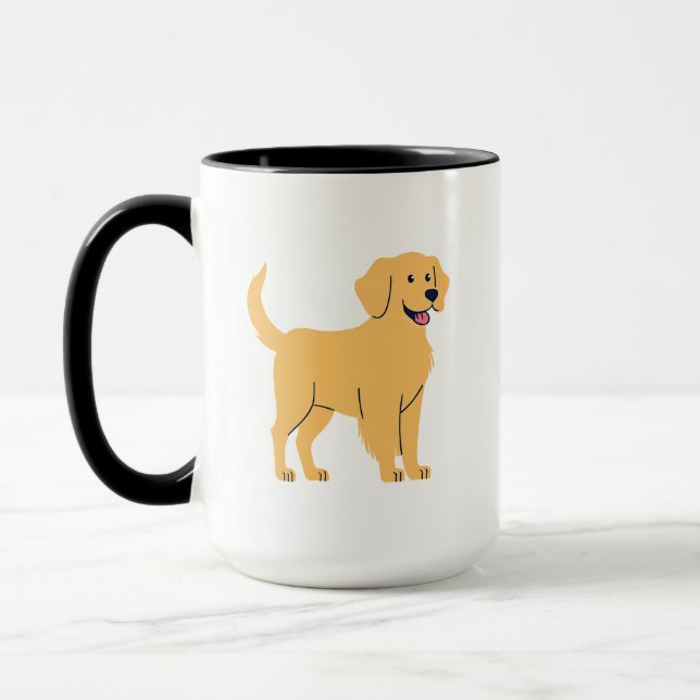 Golden Retriever Mugg (Vänster)