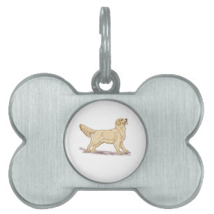 Golden Retriever Namnbricka Husdjur
