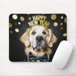 Golden Retriever Nyår Tuxedo Musmatta