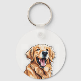 Golden Retriever Nyckelring