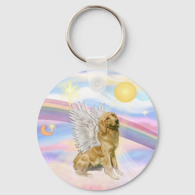 Golden Retriever Nyckelring (Framsida)