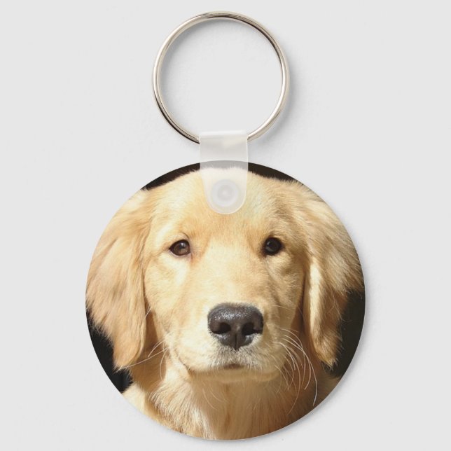 Golden Retriever Nyckelring (Framsida)