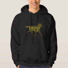 Golden Retriever Ord Art heter Simple Modern Hoodie