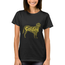 Golden Retriever Ord Art Namngiven Elegant Modern