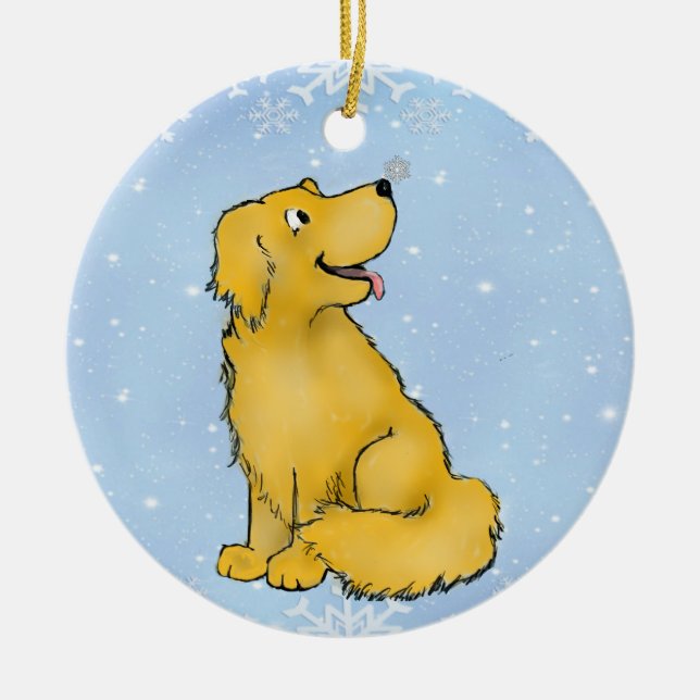 Golden Retriever Ornament (Framsidan)
