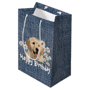 Golden Retriever på Denim