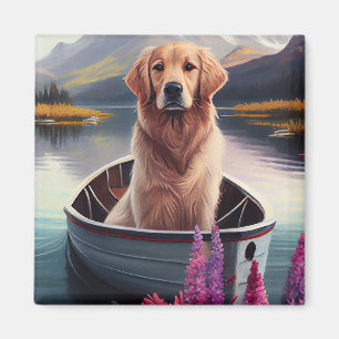 Golden Retriever på en Paddle: En kristen Äventyr Magnet