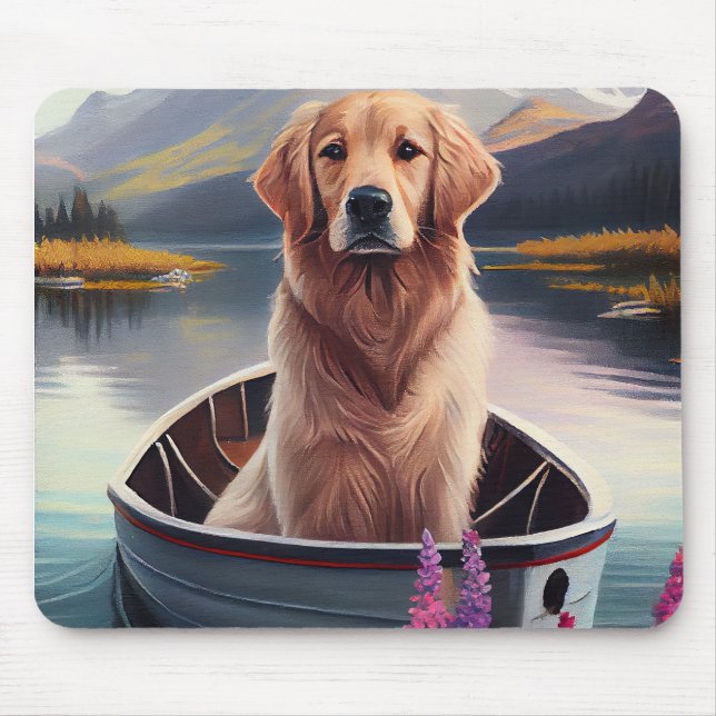 Golden Retriever på en Paddle: En kristen Äventyr Musmatta (Framsidan)