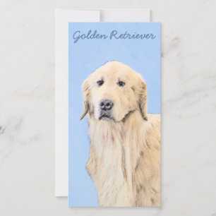 Golden Retriever Painting - Cute Original Hund Art