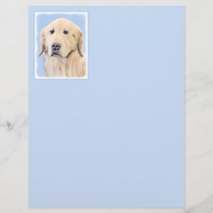 Golden Retriever Painting - Cute Original Hund Art