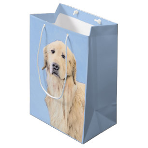 Golden Retriever Painting - Cute Original Hund Art