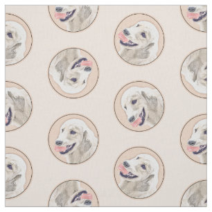 Golden Retriever Painting Cute Original Hund Art Tyg