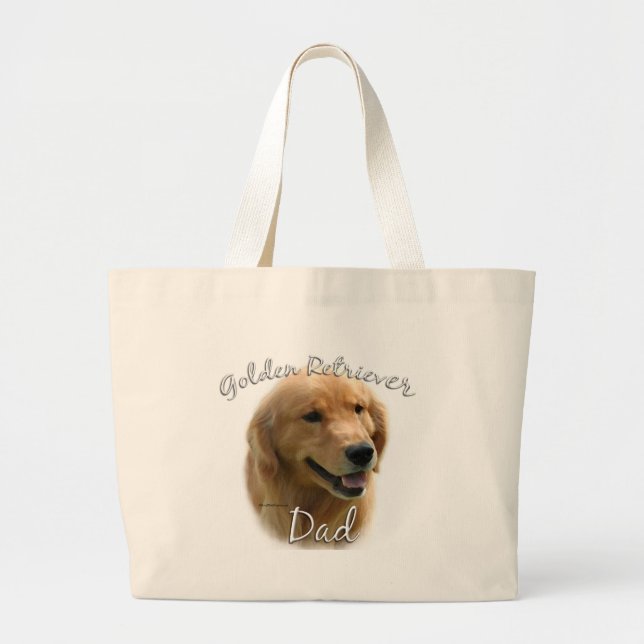 Golden Retriever Pappa 2 Jumbo Tygkasse (Framsidan)